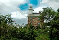 Great Captain island Lighthouse in Connecticut
